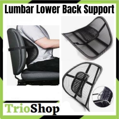 High Quality Mesh Lumbar Lower Back Support Car Seat Chair Cushion Pad