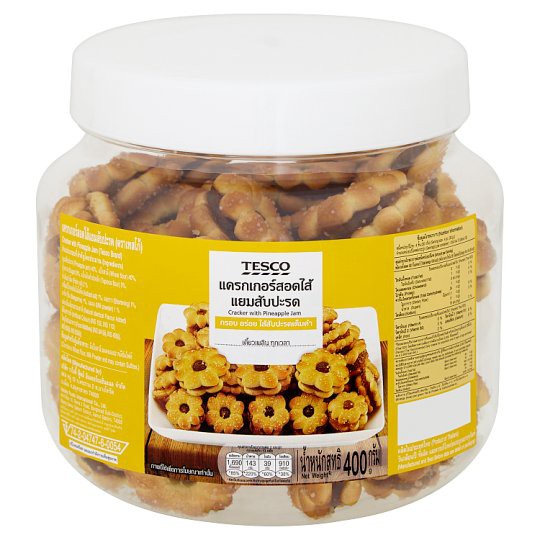 Tesco Cracker with Pineapple Jam 400g, Tesco Cracker with Pineapple Jam