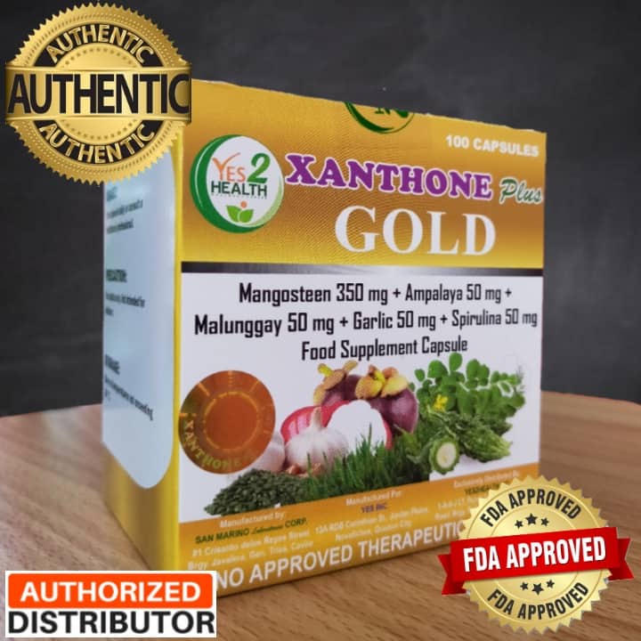 XANTHONE Plus GOLD Yes2Health (1BOX/100capsules) Shopee Philippines