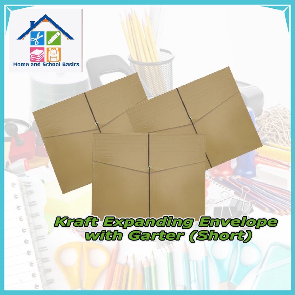 Kraft Expanding Envelope with Garter Sizes Short and Long Best for