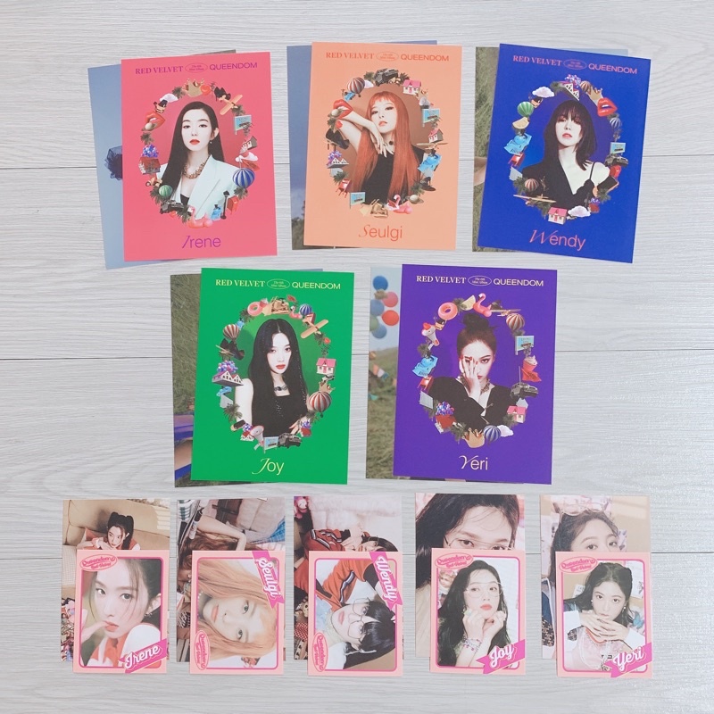 RED VELVET Queendom Special Photocard Postcard Set Queens Girls Ver
