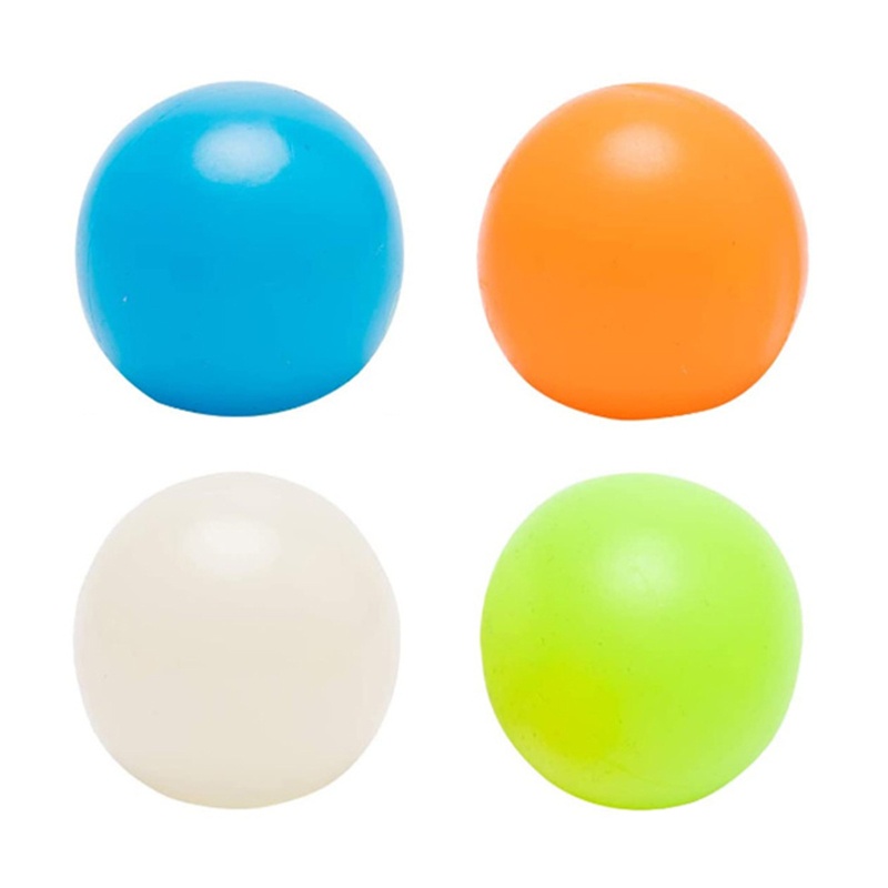 WMMB Sticky Balls Glow In The Dark Ceiling Squishy Stress Balls Sticky