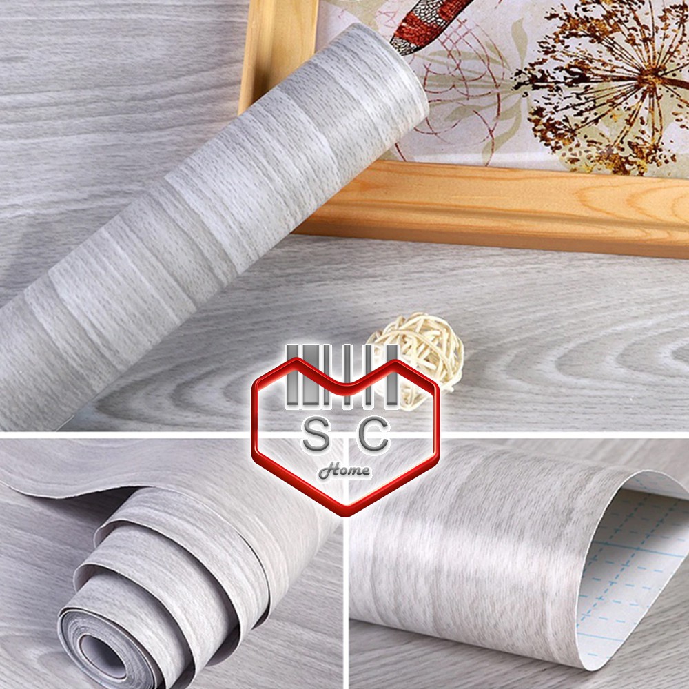 Wall Sticker Premium Ashwood Series 45cmX10m Self Adhesive 3D