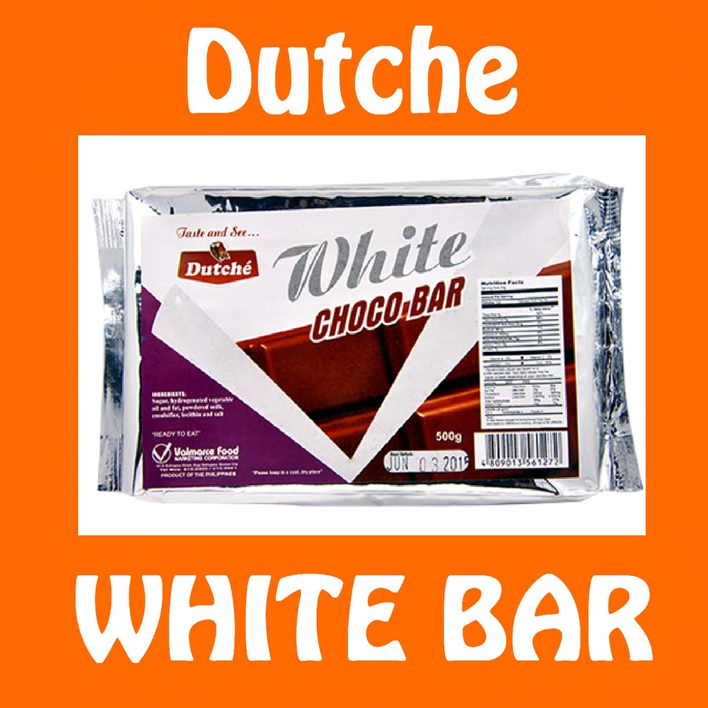2nd Dutche White Chocolate Baking Bar 500g Shopee Philippines