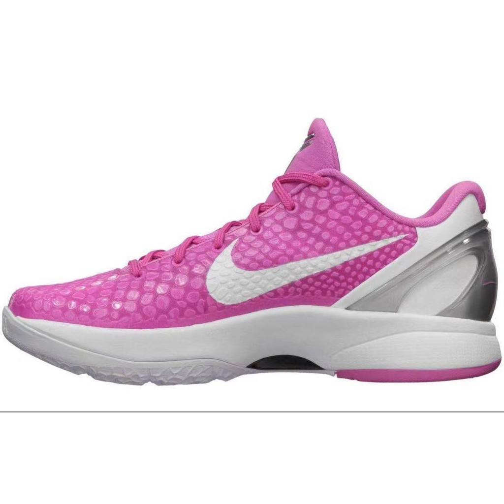 Nike Kobe 6 Kay Yow Think Pink Basketball Shoes Kobe Shoe for Men