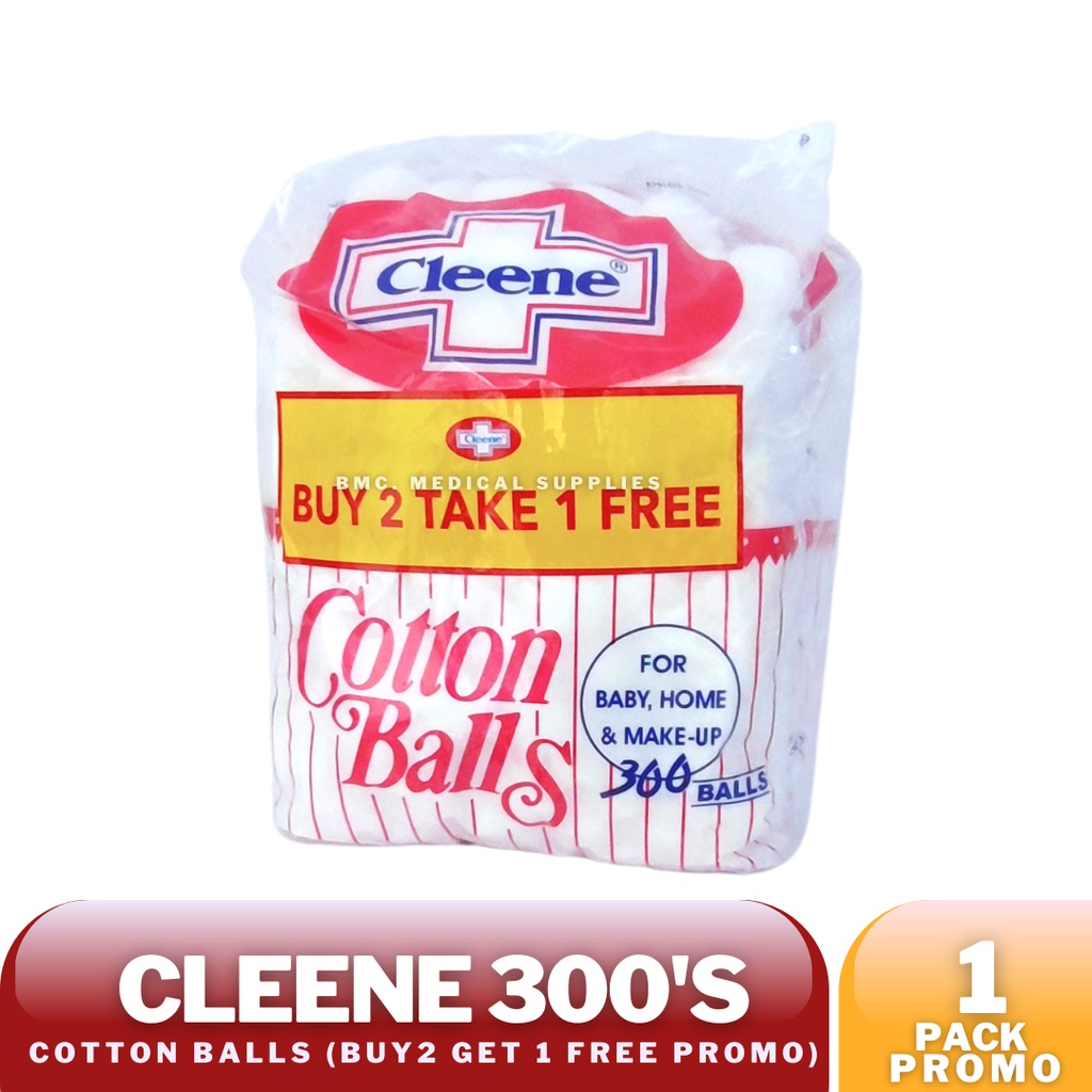 Cleene Cotton Balls 300's & 150's Shopee Philippines