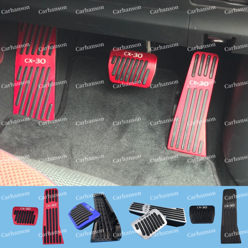 For Mazda CX30 CX-30 Pedal Pad 2019 2020 2024 Aluminum Gas Rest Foot