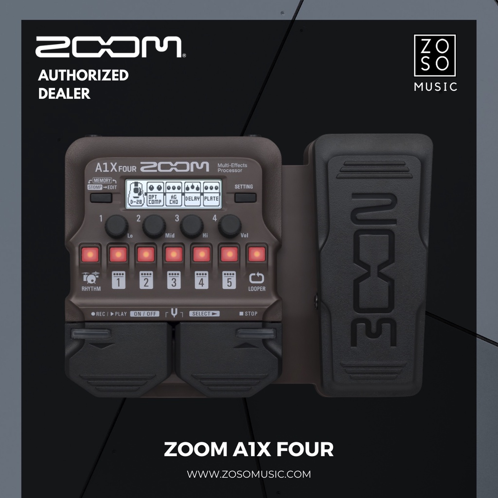 ZOOM A1X FOUR ACOUSTIC MULTI EFFECT (ZOOM/ ACOUSTIC GUITAR EFFECTS/ A1X