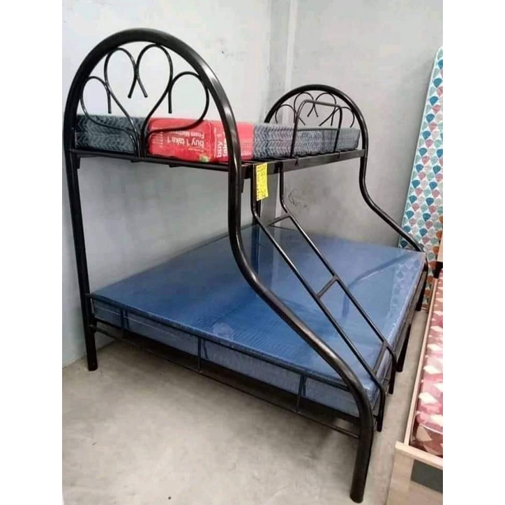 RTYPE DOUBLE DECK SPLIT TYPE BED FRAME WITH 2 PCS URATEX FOAM FREE