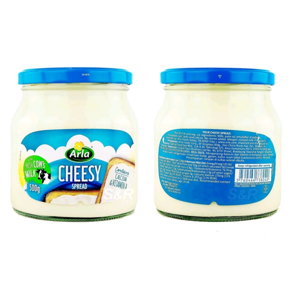 Arla Creamy Cheese Spread 500g Shopee Philippines