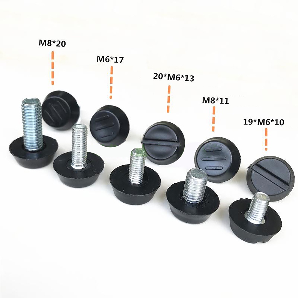 1Pcs 20xM6/M8 Adjustable Feet Screws Sofa Screws Cushions Adjustable Feet Pad Metal