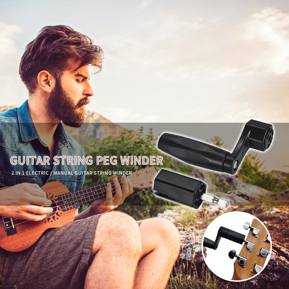 Multifunctional Guitar String Winder Bridge Pin Remove Peg Puller