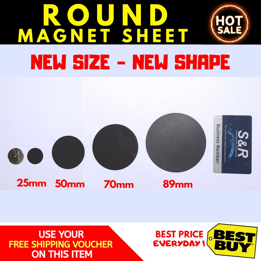 10pcs Round Sheet [New Sizes] Shopee Philippines