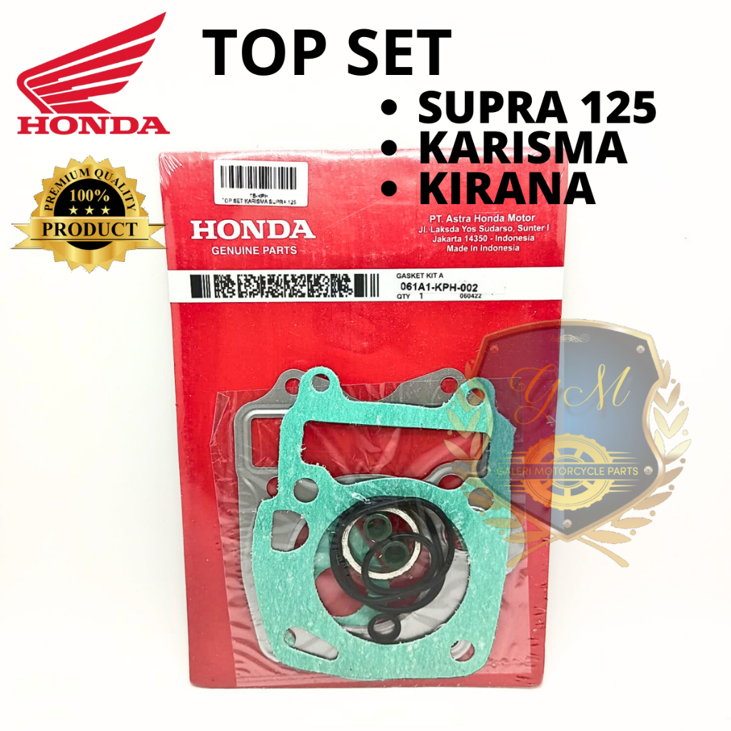 Original GASKET GASKET TOP SET TOPSET HONDA KPH KARISMA SUPRA X 125