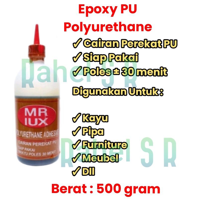 KAYU Mr LUX PU Wood Glue 500 gr Polyurethane Adhesive Price Per 1 Bottle Shopee Philippines
