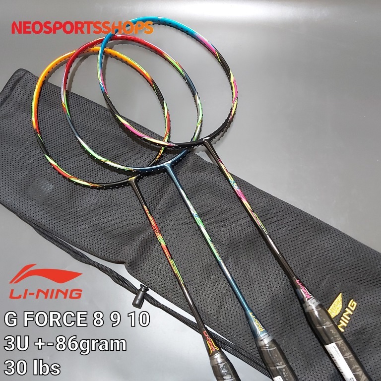 Badminton Lining G Force 8 9 10 Racket Original Shopee Philippines