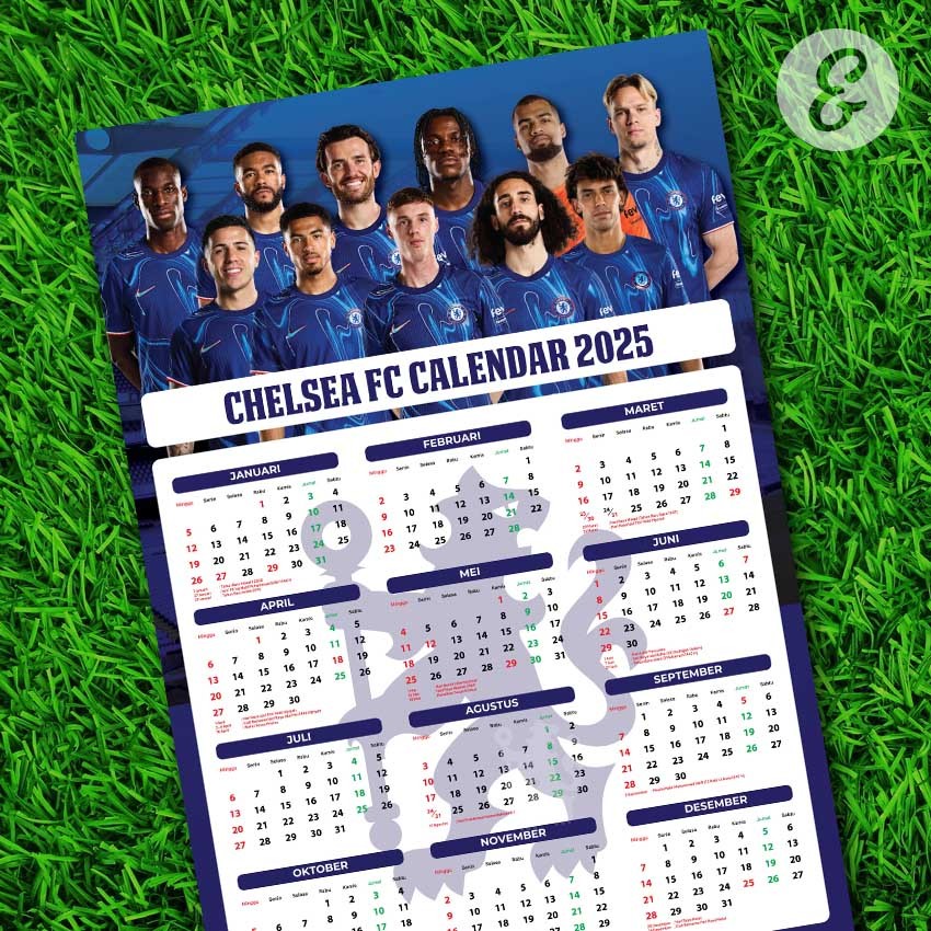 Chelsea FC edition 2025 Football Calendar Shopee Philippines