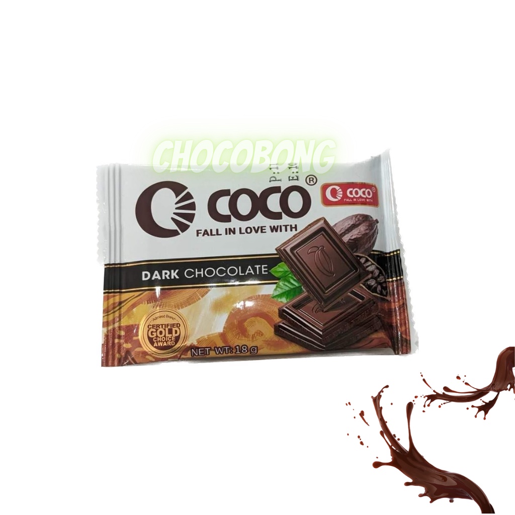 Coco Dark Chocolate 18g Shopee Philippines