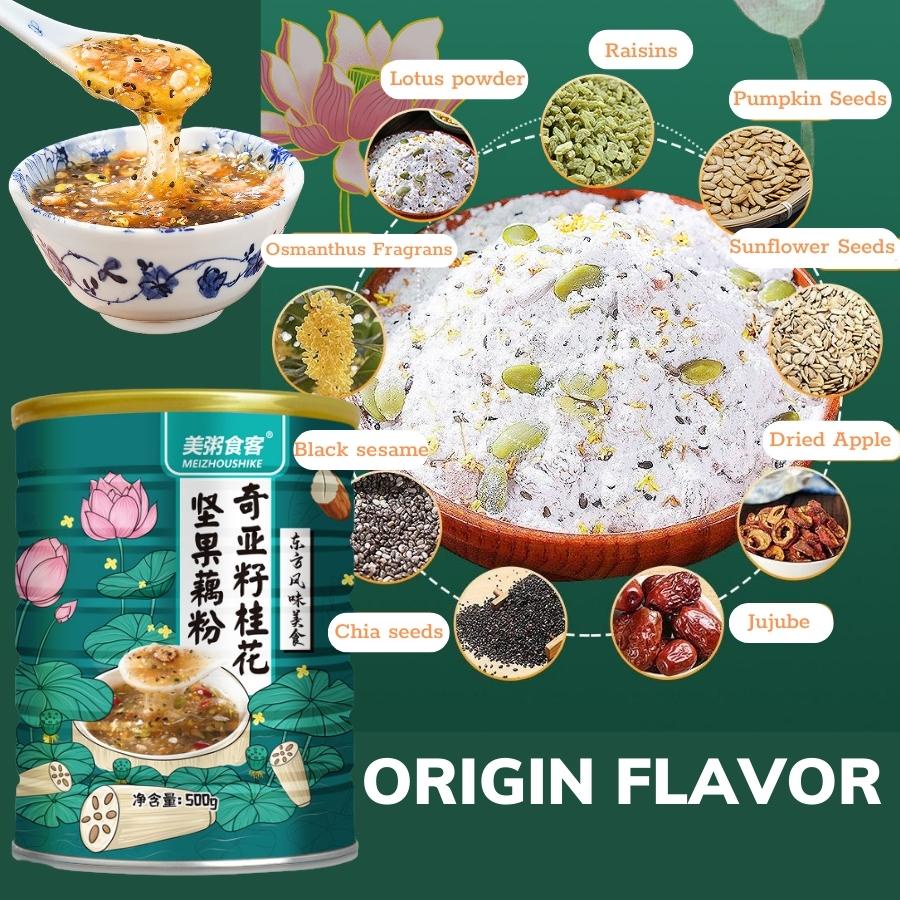 Meizhou Chia Seed Cereal Lotus Root Powder Soup Diet Cereal Slimming