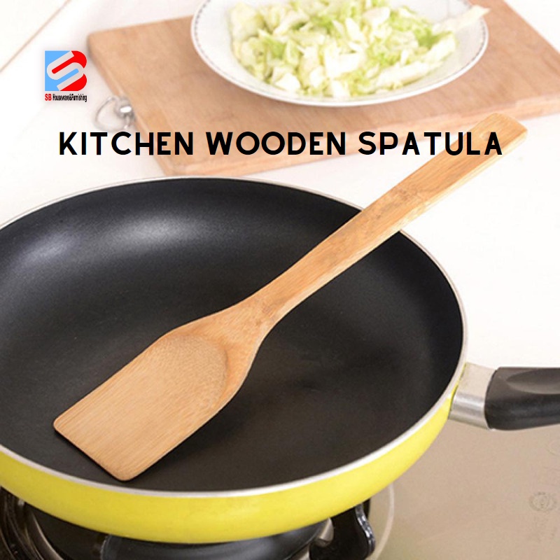 Kitchen Wooden Spatula EcoFriendly Cooking Utensil Bamboo Spatula For