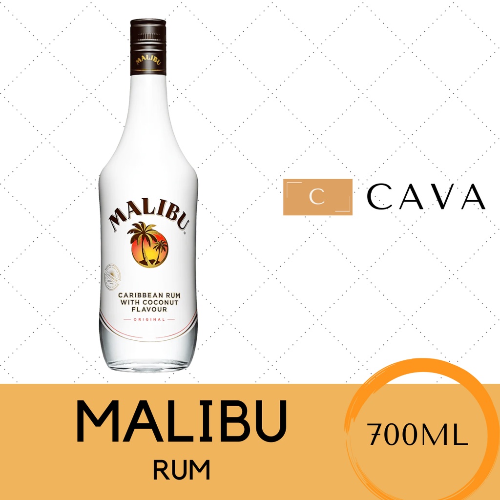 Malibu Coconut Rum 700ml Shopee Philippines