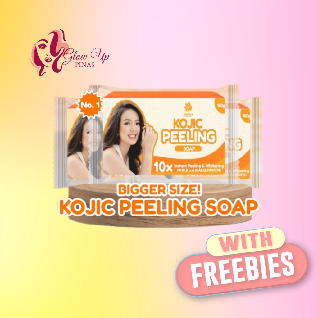Original Rosmar Kojic Peeling soap 10x Instant whitening and peeling soap 150g Shopee Philippines