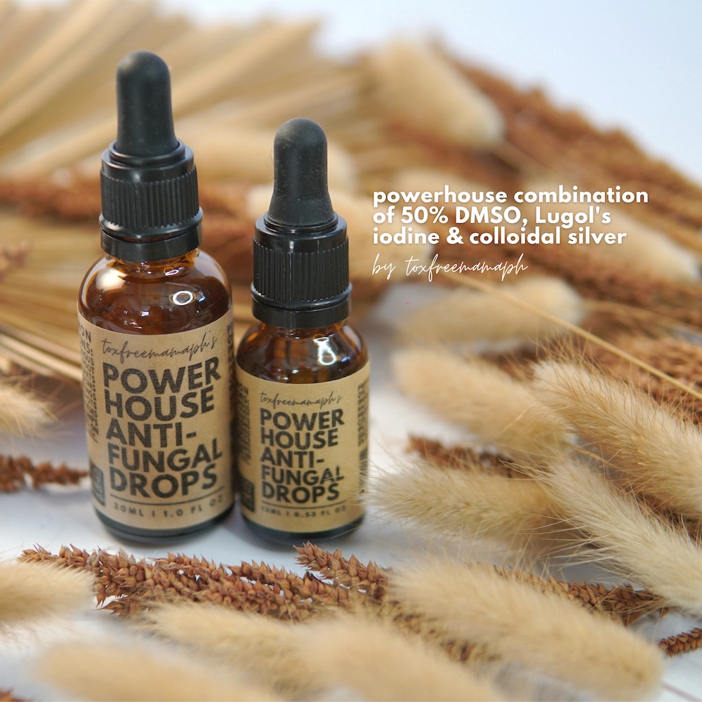TOXFREEMAMAPH POWERHOUSE ANTIFUNGAL DROPS (DMSO CS IODINE) Shopee