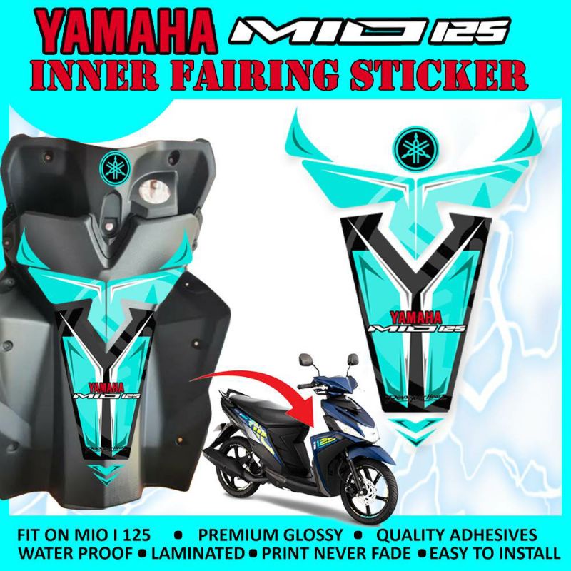 Inner fairing Decals sticker for Mio i 125/s Shopee Philippines