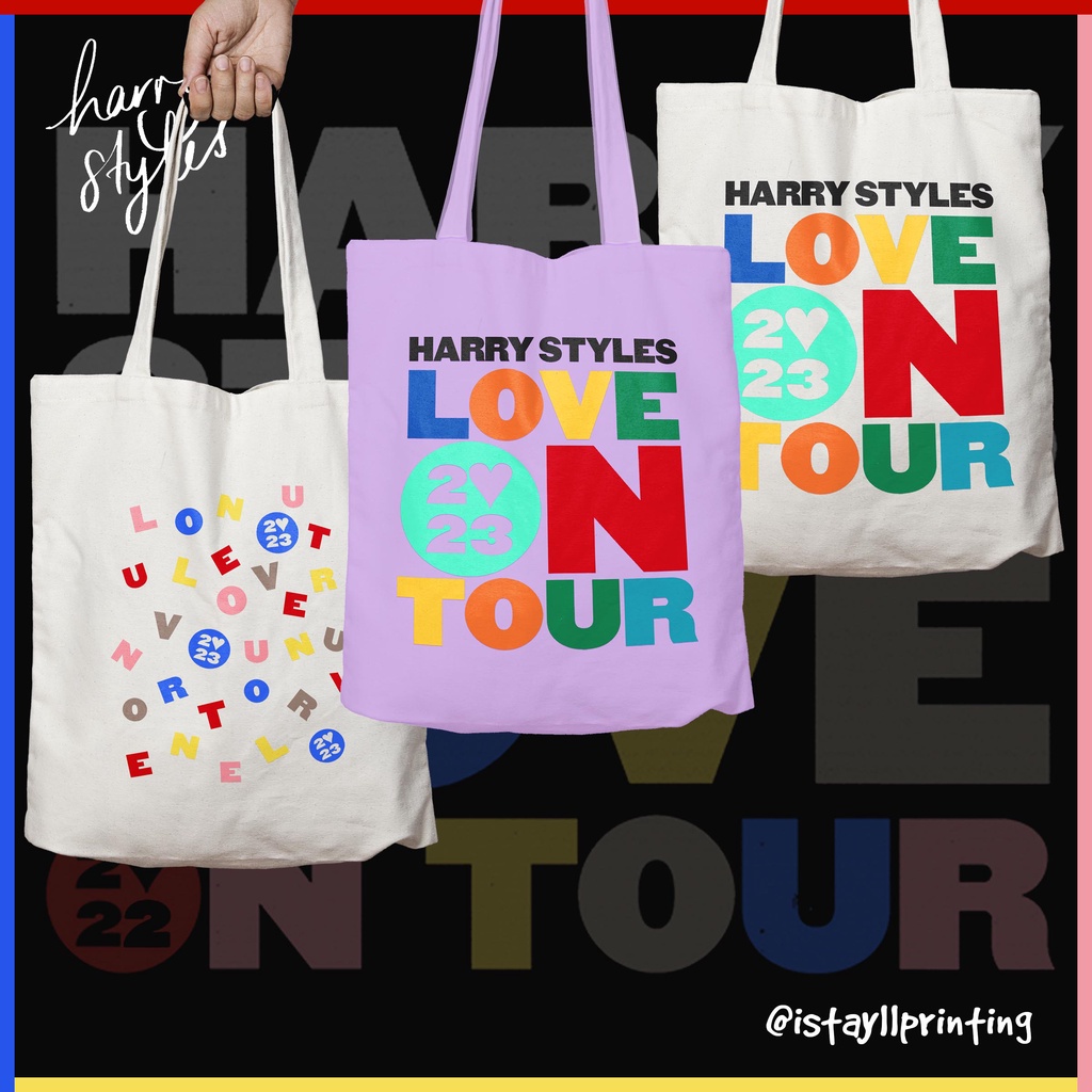 Harry Styles Tote bag by iStayll Printing Shopee Philippines