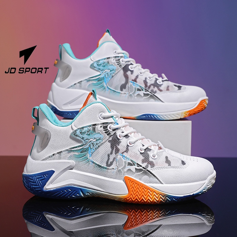 JD Sports Original High Cut Basketball Shoes For Men Women Spikes Basketball Shoes Free Box