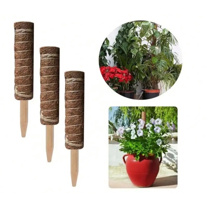 Plant Support Pole Coco Coir Totem Poles Support Indoor Plants to Grow