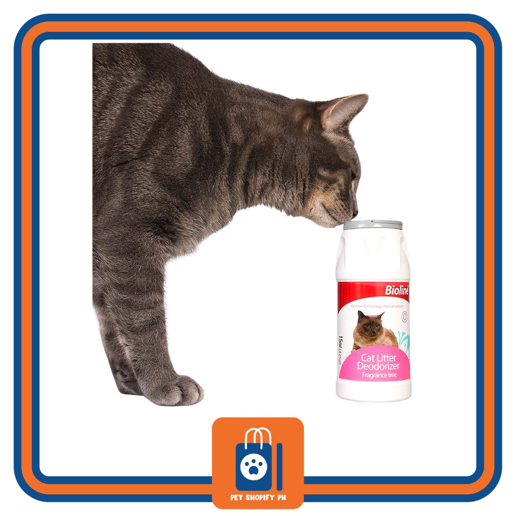 BIOLINE CAT LITTER DEODORIZER (Available in 425g) Shopee Philippines
