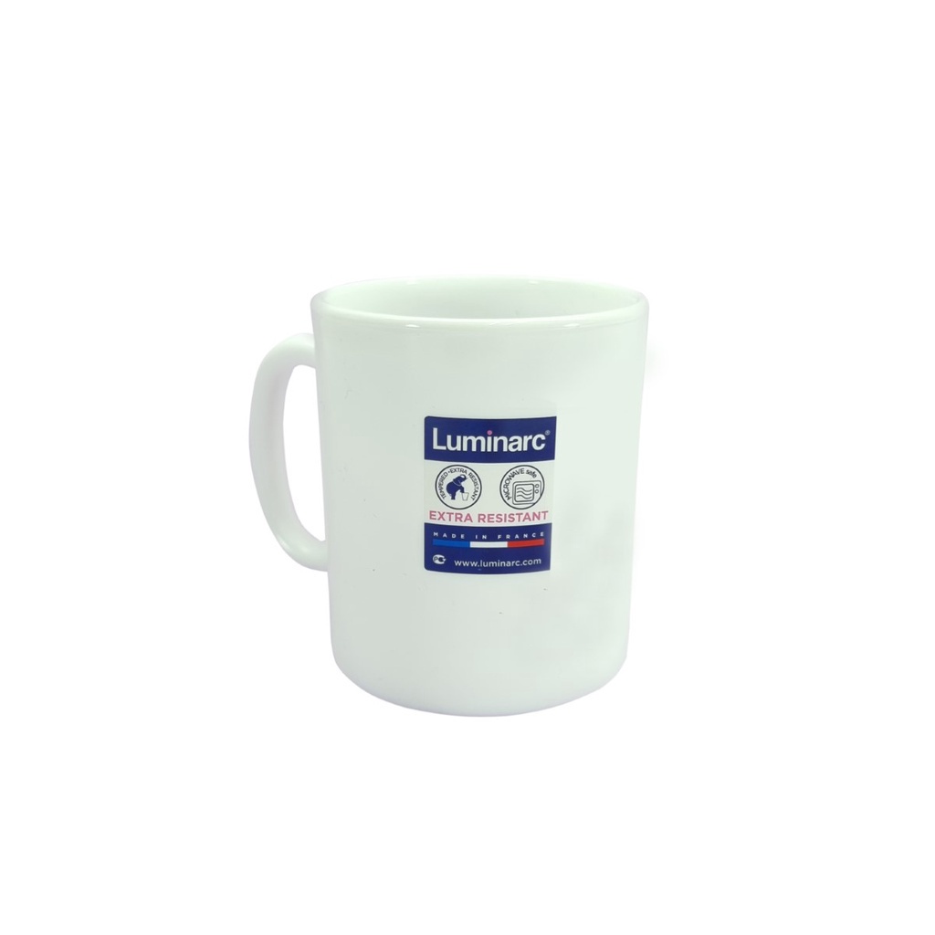 Landmark Luminarc White Coffee Mug Heat Resistant Microwave Safe Hot
