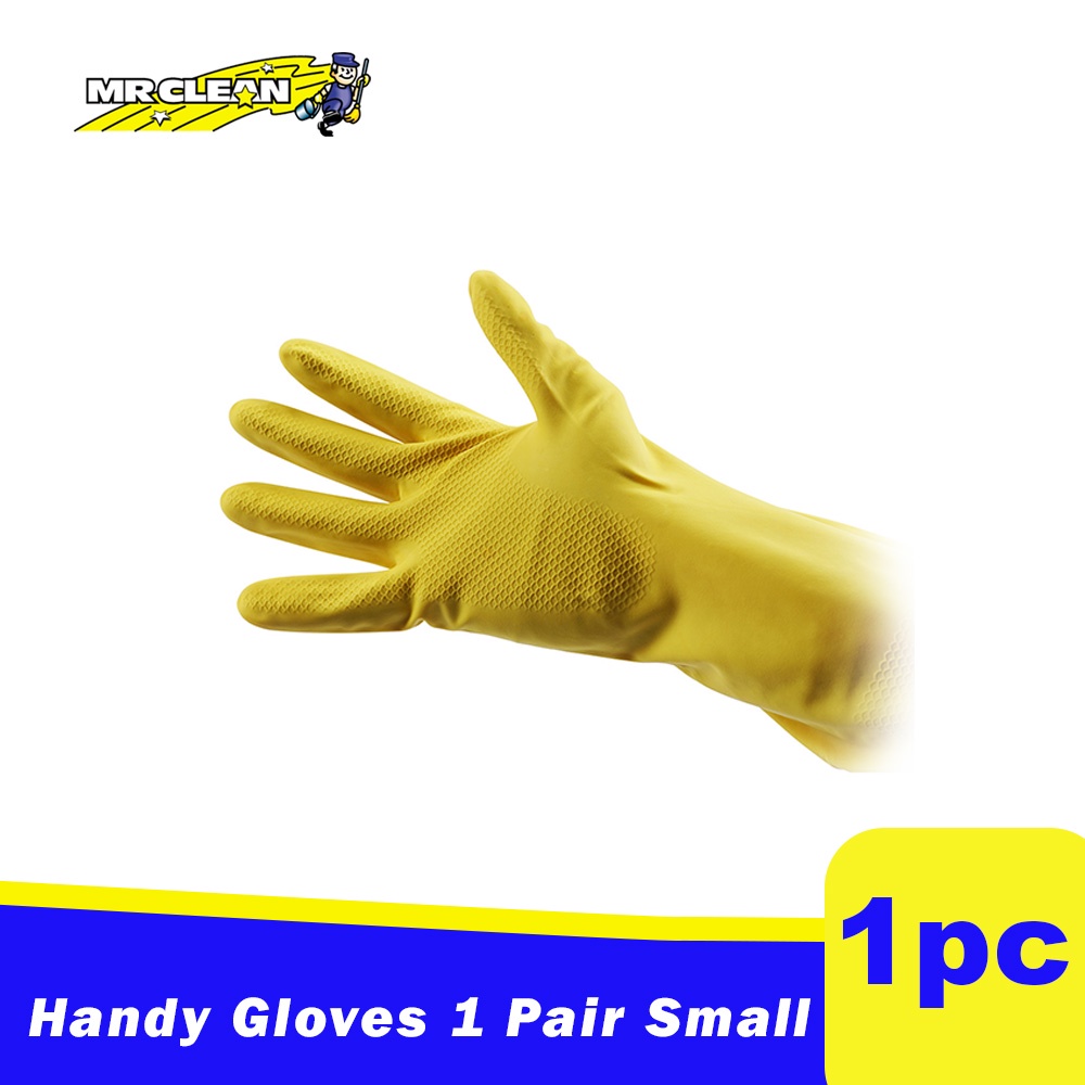 MR CLEAN Handy Household Cleaning Gloves NonSlip Grip 1 Pair Small J04S Shopee Philippines