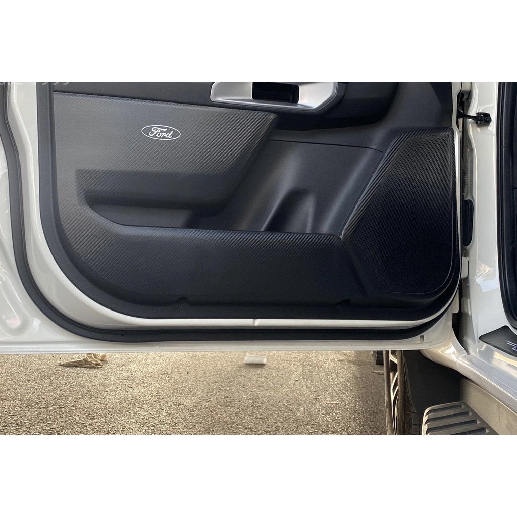 Next Gen Ford Everest Carbon Fiber Door Kick Protector Shopee Philippines