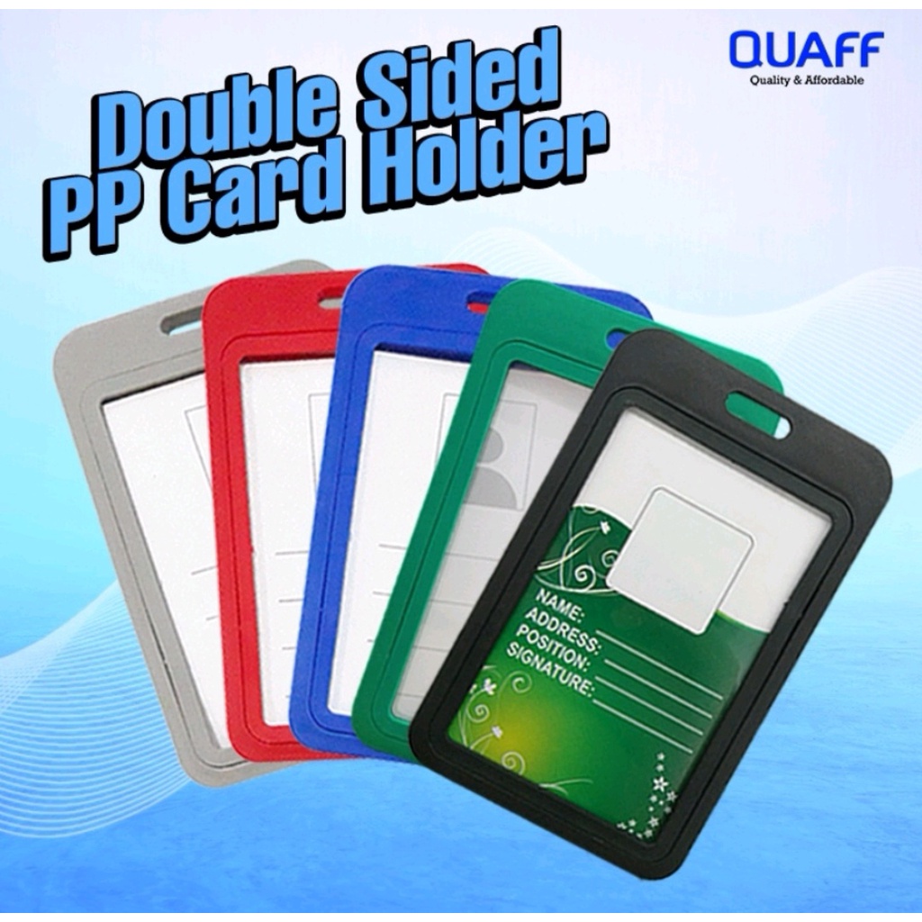 (25 pcs) Vertical Double sided ID Holder / ID Jacket / ID Case for ID