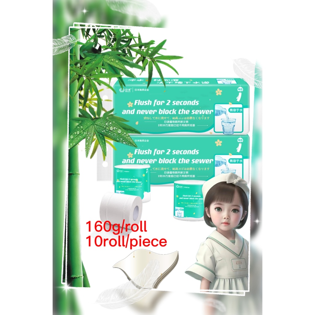 The best 4layer10pack dissolving Tissue Paper Restaurant Paper Car