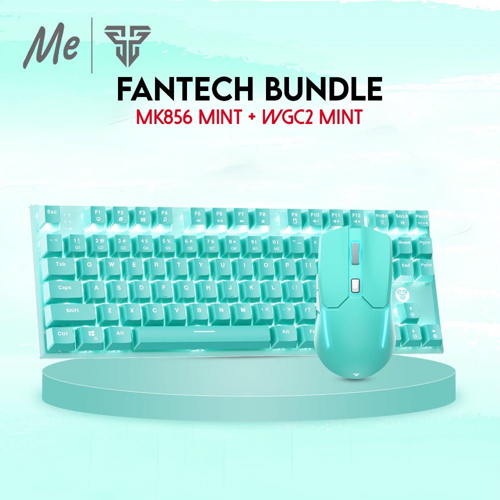 Fantech Maxfit87 MK856 Mechanical Gaming Keyboard with Venom II WGC2