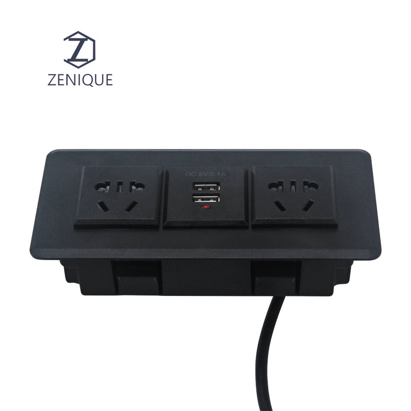 office furniture electrical desk tabletop sockets table top power