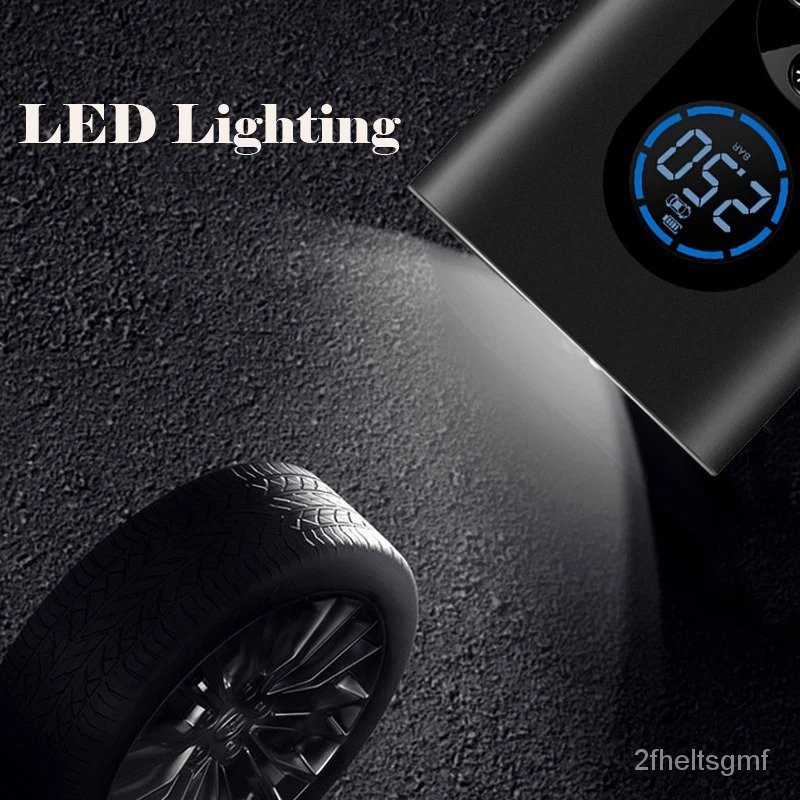 150PSI Rechargeable Car Air Inflator Pump with LED Lamp for Car