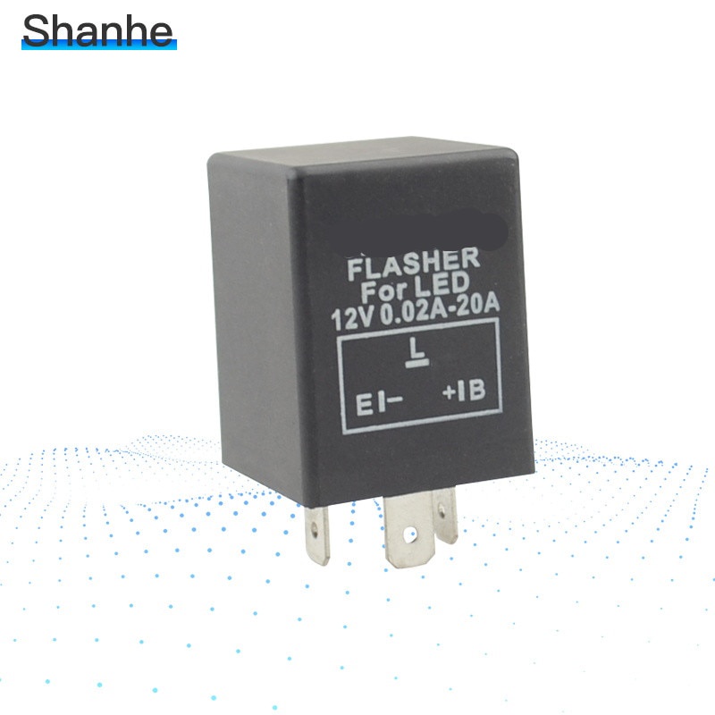 3 Pin Electronic Car Flasher Relay to Fix LED Light Turn Signal Hyper