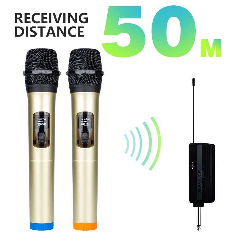 Wireless Microphone UT161/UT162 UHF charging microphone 1200mah Mic