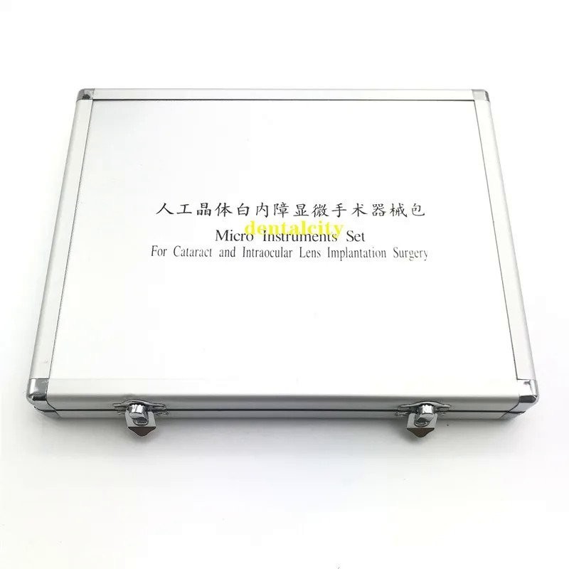 21pcs Ophthalmic Cataract & Intraocular Set Surgical Instrument Eye