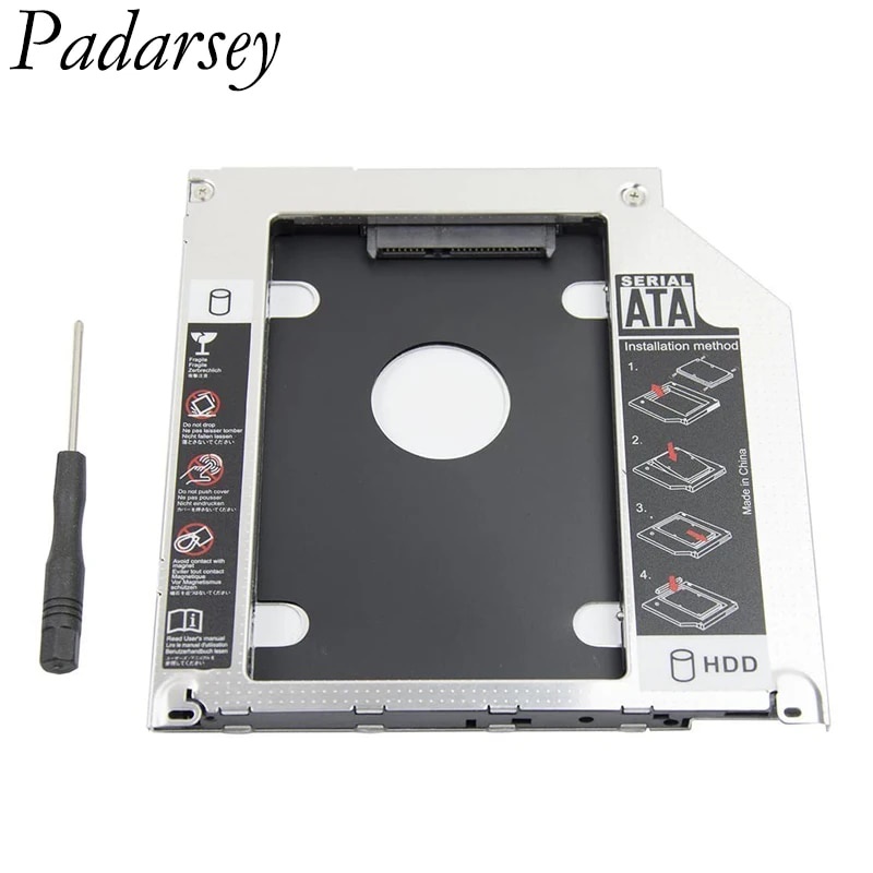 57g 2nd HDD SSD Hard Drive Caddy Tray Replacement for MacBook Pro 13/15