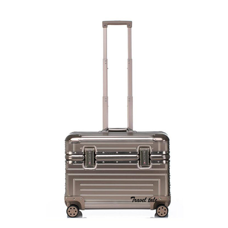 18"22" inch 100 Aluminum Cabin Pilot Suitcase Carry On Trolley Rolling