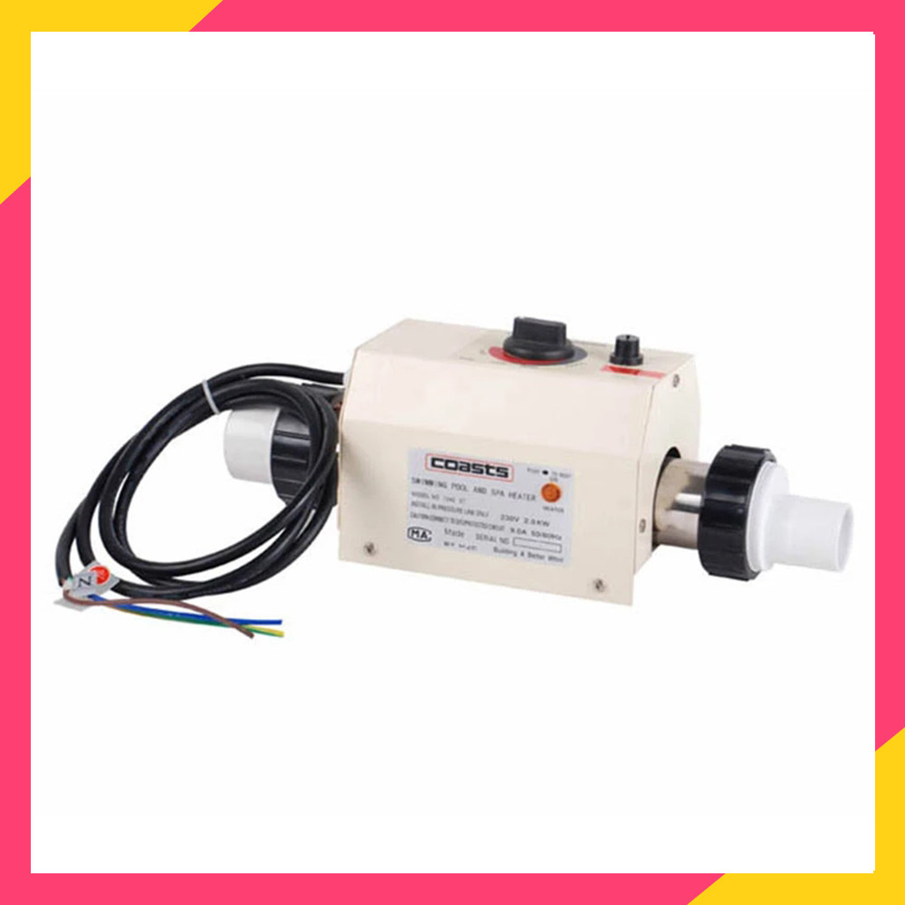 220V 3KW Electric Water Heater Thermostat for Swimming Pool Bathtub SPA
