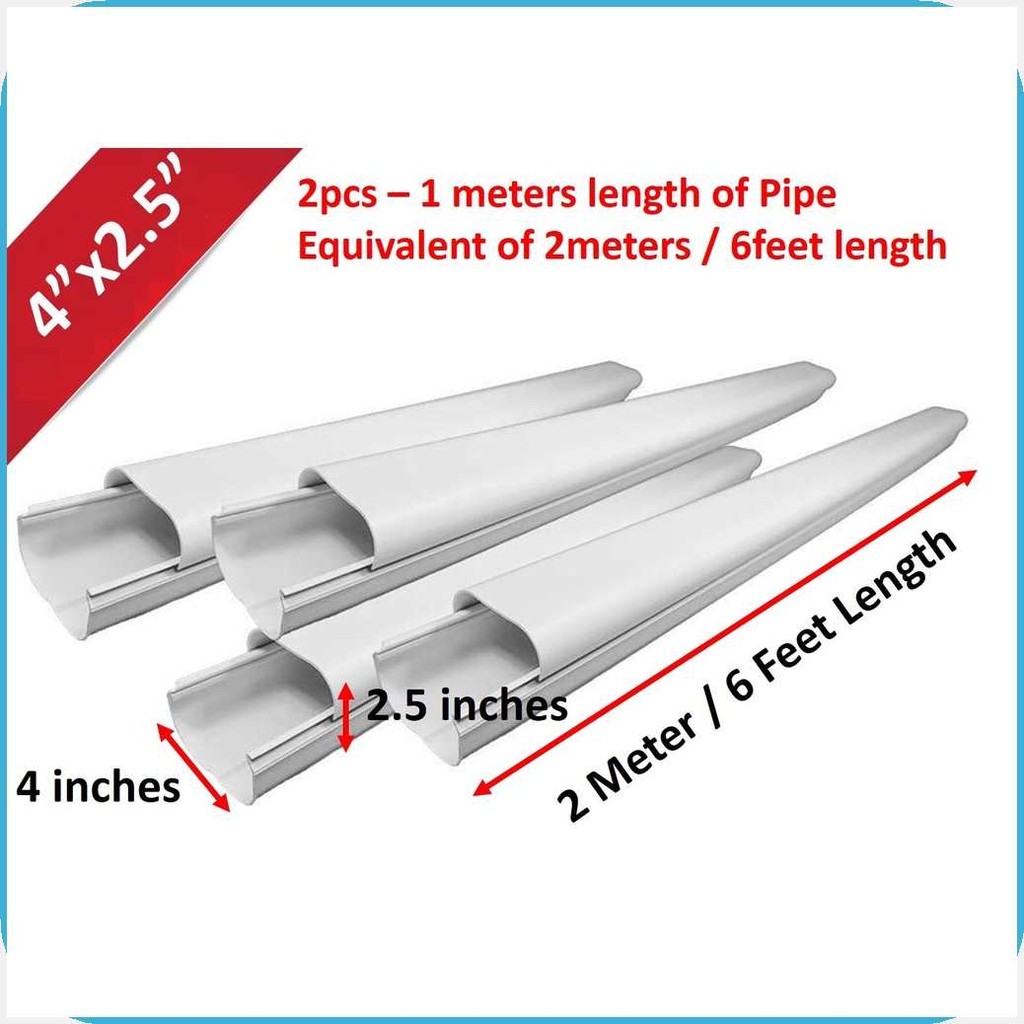 4"x2.5"?rX!y>PVC,G;Molding;sY&/;T`Cladding&for`l&o`Conditioning Cover
