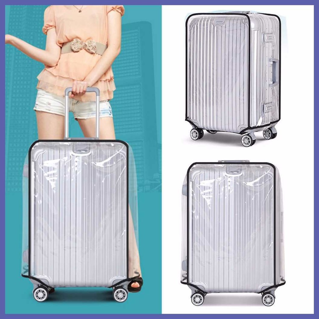 Transparent/W(Xz20"/24"/28"z]PVCFp.Travel]pM"LuggagecI\Protector