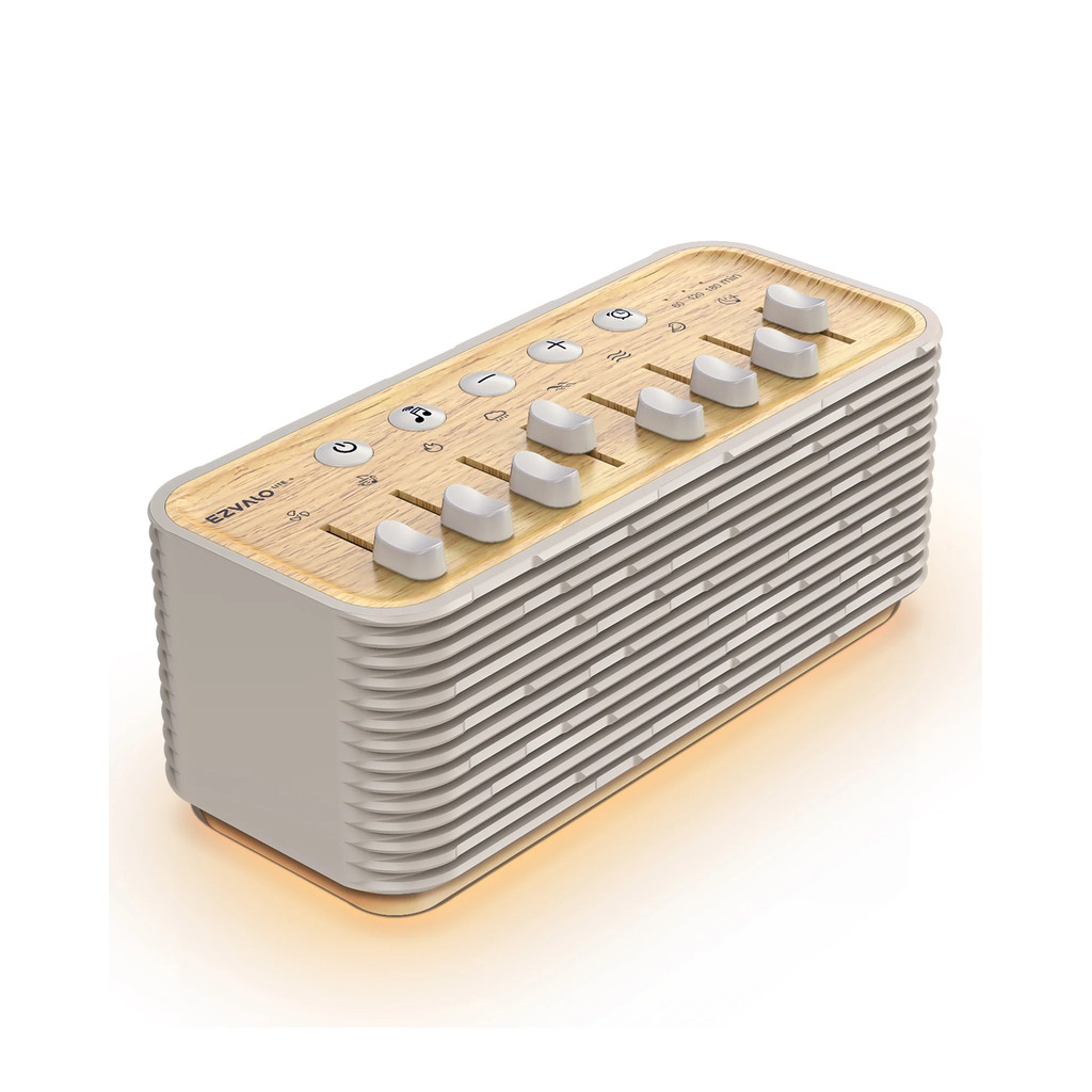 Ezvalo White Noise Sound Machine 8 Relaxing Natural Sound Track