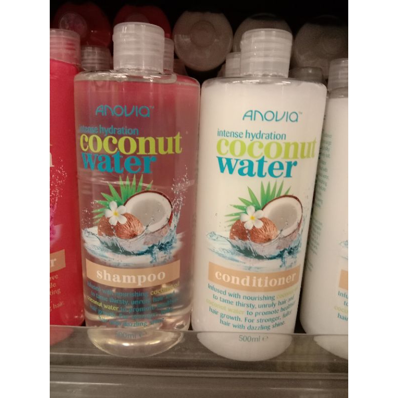Anovia Intense Coconut Water Shampoo & Conditioner (500ml) Made in U.K